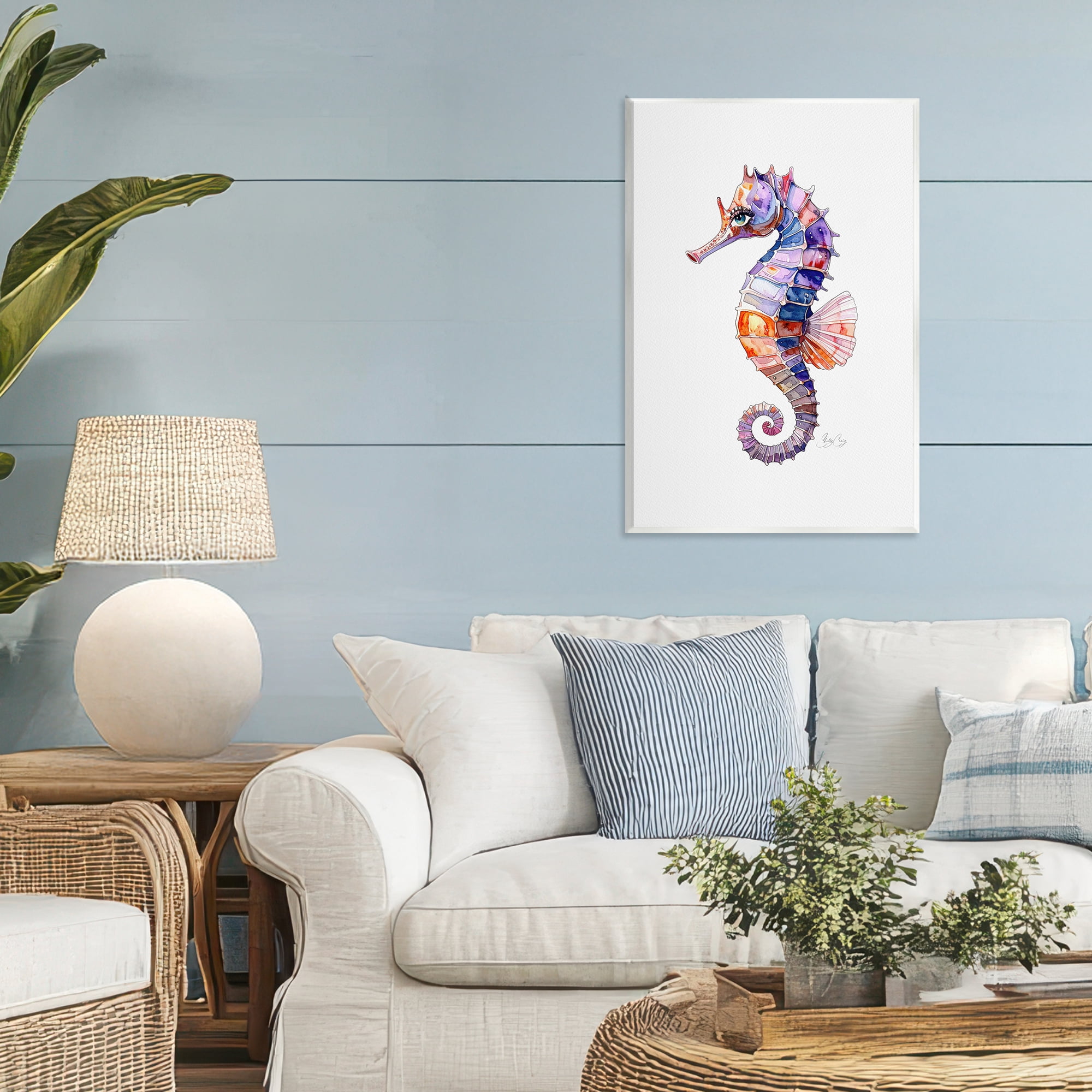 Stupell Industries Sea Whisper Seahorse Wall Plaque Art, design by Shelly Craig