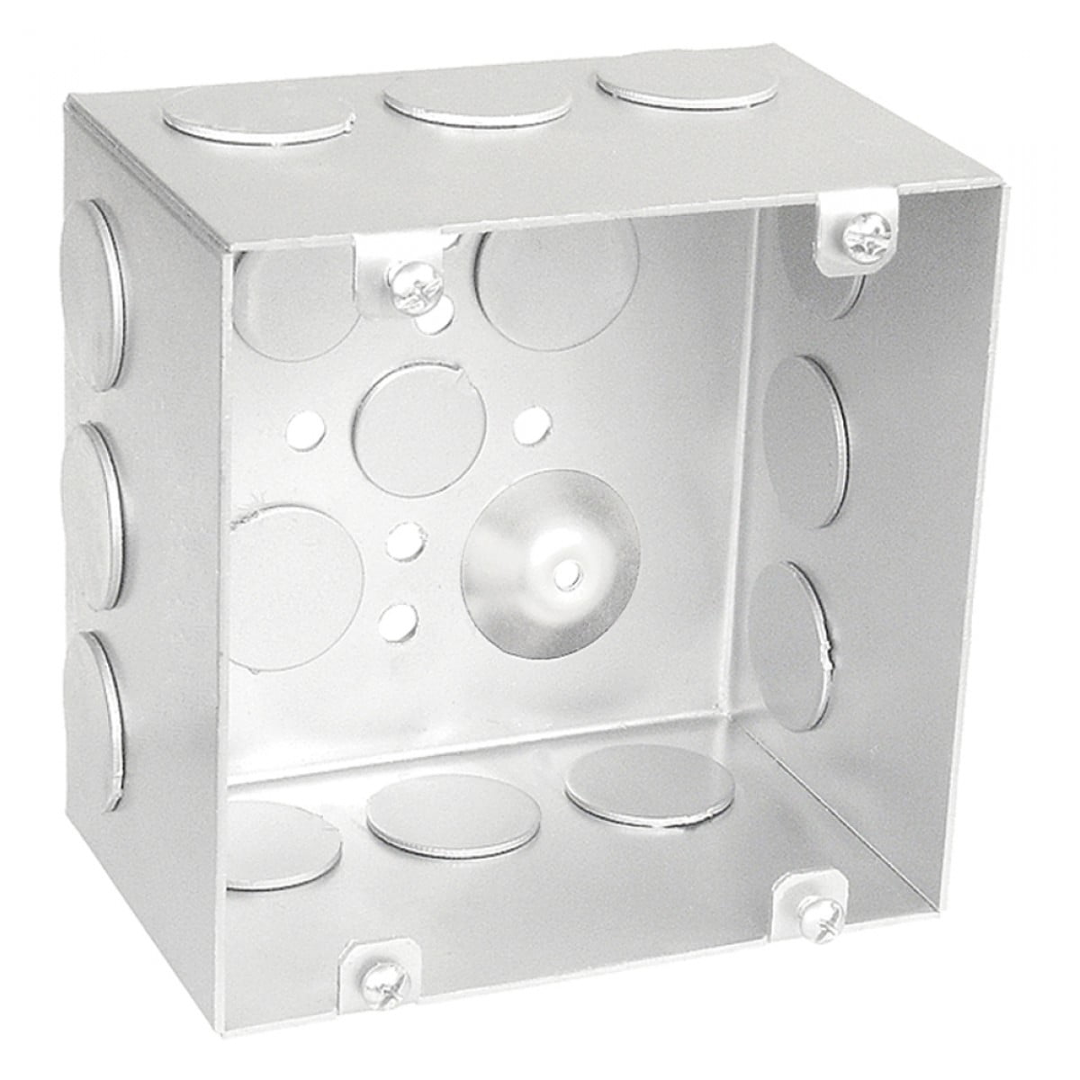 1 Pc, 411/16 Welded Junction Box, 3 In. Deep, Side (12) 3/4 In