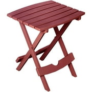 QIZONG 8510-95-3700 Quik-Fold Side Table, Merlot