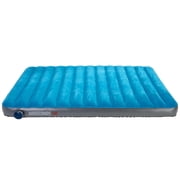 Decathlon Quechua Air seconds, 7in Inflatable Camping Mattress, Quick Inflating, 2 Person, Queen, Blue