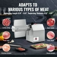 thumbnail image 3 of VEVOR Commercial Meat Tenderizer, Heavy Duty 304 Stainless Steel Kitchen Tool with Meat Tong, Cleaning Brush, and Tray, 750W Electric Meat Tenderizer Machine for Beef, Turkey, Chicken, Pork, 3 of 9