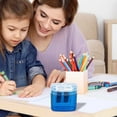 thumbnail image 1 of Craft and Stationery Double Hole Pencil Sharpener for Home Classroom and Family Use, 1 of 4