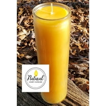 Beeswax Devotional Vigil Altar Candle, Prayer Meditation Scented Candle with up to 100 Burn Time, Glass Jar, Pure Michigan Beeswax