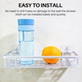 thumbnail image 5 of Shelf Shower Shelf Adhesive Aluminum Shower Caddy For Shampoo Holder Kitchen Rack Storage Organizer, 5 of 5