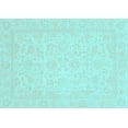 thumbnail image 1 of Ahgly Company Indoor Rectangle Oriental Light Blue Traditional Area Rugs, 5' x 8', 1 of 4