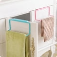 thumbnail image 5 of Multipurpose Single Lever Door Back-Towel Rack Cabinets Clothes Hanger Hook Bathroom Accessory (Green), 5 of 5