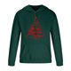 thumbnail image 3 of Sudadera con capucha para hombre, informal, con estampado navideño, de manga larga, tipo blusa, 3 of 5