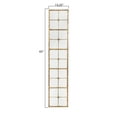 thumbnail image 2 of Creative Co-Op Distressed Rectangle Metal Framed Windowpane Wall Mirror, Gold, 2 of 12