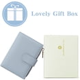 thumbnail image 7 of GAEKEAO Wallets for Women Small Vegan Leather RFID Blocking Bifold Zipper Pocket Wallet Card Case Purse with ID Window, 7 of 7