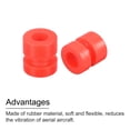 thumbnail image 4 of Unique Bargains 24Pack RC Anti Vibration Rubber Balls for F4 F7 Flight Controller M3x6.6mm Red, 4 of 6