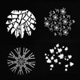 thumbnail image 2 of 6pcs/set Gobos Graphics Cards Metal Plates with Hollow Patterns for Optical Snoot Conical Focalize Condenser Art Special Effects Shaped Beam Light Photography Light Accessories, 2 of 6