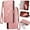 Pink, variant on for iPhone 17 Pro Phone Case Leather Wallet Zipper Pocket Pouch, Retro Brushed Striped Folio Flip Cover Kickstand, Card Holder Cash Slot, Magnetic Metal Button, Wrist Strap