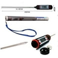 thumbnail image 6 of Cooking Thermometer Kitchen Thermometer Meat Thermometer Ultra-Long Instant Reading Probe With ° C / ° F Button - Grill, Bbq, Steak, Candy, Milk, Water Bath Pastry, 6 of 8