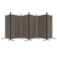 thumbnail image 3 of vidaXL 6-Panel Room Divider Anthracite 520x180 cm Fabric, 3 of 5