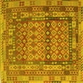 thumbnail image 1 of Ahgly Company Indoor Square Southwestern Yellow Country Area Rugs, 4' Square, 1 of 4