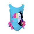 thumbnail image 1 of Traje De Baño Op Para Bebé Niña Talla 3 Completo Color Azul Diseño De Tucán, 1 of 4