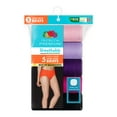 thumbnail image 6 of Fruit of the Loom Women's Premium Breathable Micro-Mesh Low Rise Brief Panty, 5 Pack, Sizes 5-9, 6 of 8