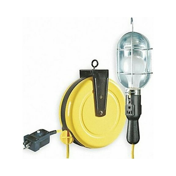 Lumapro LUMAPRO Incandescent Cord Reel Light, Max. Amps: 7.0 A 6X756