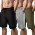 thumbnail image 1 of Pack de 3 pantalones cortos de pijama Bunnycool con bolsillos elásticos en la cintura para hombre, 1 of 6