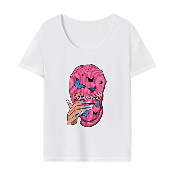 Camiseta para mujer, top de verano cómodo y moderno para la la oficina SG
