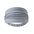 thumbnail image 2 of Women Headbands, Wide Hair Wrap, Extra Turban Bands for Lady Large Sport Workout Stretch Non-Slip Big Hair Bands, Soft Lightweight Elastic Back Comfortable Fit, 2 of 4