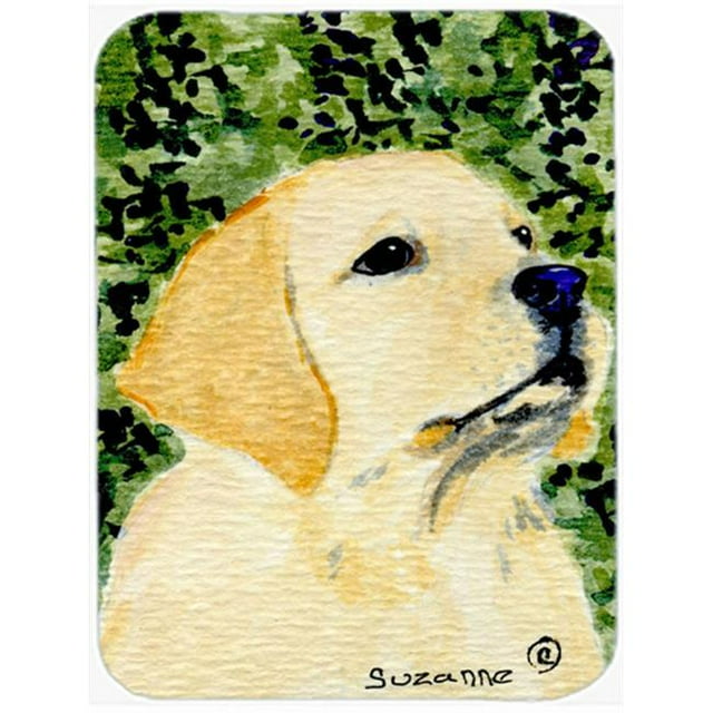 Carolines Treasures SS8803LCB Labrador Glass Cutting Board- Large