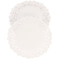 thumbnail image 6 of School Smart Paper Die Cut Round Lace Doily, 6 Inches, White, Pack of 100, 6 of 11