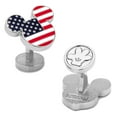 thumbnail image 1 of Boutons de Manchette Mickey Mouse Étoiles et Rayures, 1 of 2