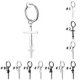 thumbnail image 3 of Non Piercing Earring Unisex Fashion Clip on Earring Dangle Hoop Earring, 3 of 10
