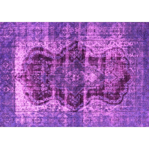 Ahgly Company Indoor Rectangle Persian Pink Bohemian Area Rugs, 5' x 7'