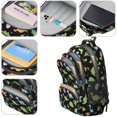 thumbnail image 4 of Colorful Dinosaurs Eggs Pattern Cute School Backpack Bag with Padded Back and Adjustable Shoulder Straps 16.9 X 12.6 X 5.9 Inches, 4 of 5
