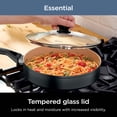 thumbnail image 5 of Ninja - Juego de ollas y sartenes antiadherentes, juego de utensilios de cocina de cerámica de larga duración | 10 piezas antiadherentes, sin PFOA, apto para horno a 350 °F | Compatible con inducción, 5 of 5
