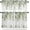 Leafyox8264, variant on Eucalyptus Leaves Sage Green Kitchen Curtains Set, Farmhouse Valances Curtains Tier Rod Pocket Half Window Curtain 36 Inch Length, Spring Summer Herb Plant Curtains for Living Room Bedroom