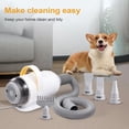 thumbnail image 5 of Goxfaca Dog Grooming Vacuum Blow Dryer 5 Levels Adjustable Pet Hair Vacuum Low Noise Grooming Temperature Control Blower Kit Digital Quiet Pet Supplies Grooming Tools for Home Dog Cat normal, 5 of 10