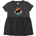 thumbnail image 3 of Inktastic German Shepherd Silhouette Vintage Retro Girls Baby Dress, 3 of 5