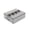 Gray #S, variant on Shoe Storage container for Under Bed – Foldable Fabric Organizer with Clear Lid, dirt Proof Shoe container with Adjustable Dividers, Space-Saving Container for wardrobe and Bedroom