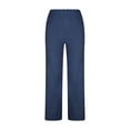 thumbnail image 6 of Yievot Womens Dress Casual Pants Stretchy High Waisted Golf Pant Wide Leg Work Business Trousers with Pockets, 6 of 8