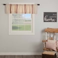 thumbnail image 2 of Piper Classics Market Place Red Grain Sack Stripe Valance Curtain, Cotton, 2 of 5