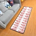 thumbnail image 3 of SKYSONIC 2'X6' Dwarfs Pink Red Hearts Runner Rug with Rubber Backing, St Valentine’s Day Non Slip Entryway Rug Runner Washable Soft Area Rug Carpet for Hallway Bedroom Kitchen Decor, 3 of 6