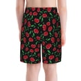 thumbnail image 3 of Rocae Cherry for Teen Beach Trunks Boys Swim Trunks with Compression Liner Quick Dry Board ShortsMedium, 3 of 9