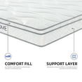 thumbnail image 6 of VISWILD 12" Full Size Hybrid Mattress with Gel Memory Foam, Medium Firmness, Comfortable and Breathable, Durable Support, Adult, 6 of 8