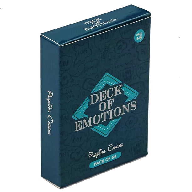 Baraja de emociones, cartas de emociones totalmente en inglés para que las parejas calmen las emociones de cada uno.