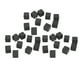 thumbnail image 3 of Dados hexaédricos, 30 piezas de dados hexaédricos, dados negros puros derechos, juego de mesa, dados, rendimiento de alta gama, 3 of 8