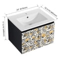 thumbnail image 7 of 24'' Floating Vanity with Soft-Closing Doors | Provide Ample Storage Space | Ceramic Sink with Smooth Surface | Reduce Environmental Impact, 7 of 7