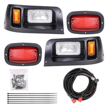 Golf Cart Halogen Headlights & LED Tail Lights Kit DS Cart Lights, Only Compatible With Golf Cart Club Car DS 1993-UP Model