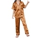thumbnail image 1 of Niñas Ropa Color Sólido Manga Corta Traje de Hogar 60% Algodón 40% Lino, Invierno Bebé Niños Ropa Conjunto para Niño Pequeño, 1 of 8