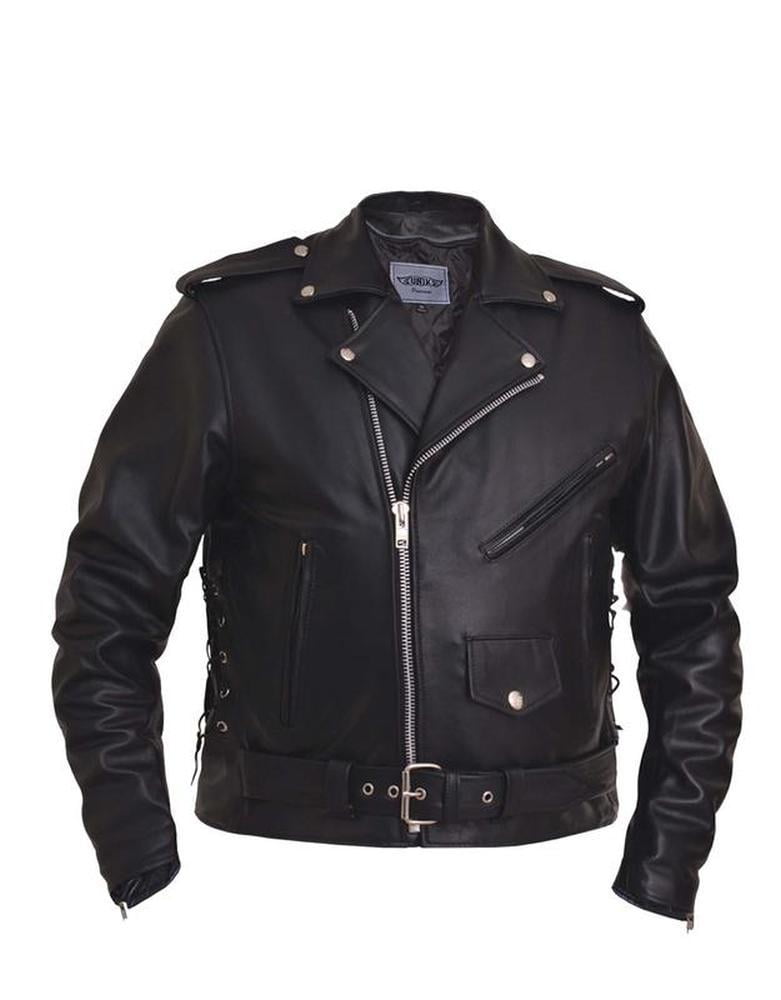 PREMIUM BLACK TYPEⅡ TRUCKER LEATHER JACK PREMIUMBLACK TYPEⅡ TRUCKERLEATHER JACKET Trucker Jacket