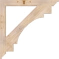 thumbnail image 3 of Ekena Millwork 3 1/2"W x 36"D x 36"H Merced Traditional Smooth Bracket, Douglas Fir, 3 of 4