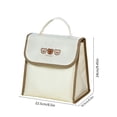 thumbnail image 3 of Dmlowu Lunch Box for Women Men, Thermal Insulated Lunch Bag with Handle, Portable Reusable Cooler Tote Bags for Office Car Picnic Camping Outdoor, 3 of 7
