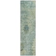 thumbnail image 2 of Addison Rugs Chantille Indoor/Outdoor Transitional Floral Seafoam Machine Washable Runner Rug, 2'3" x 7'6", 2 of 8